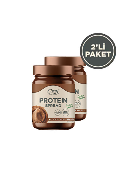 Clean Powders Proteinli Kakaolu Fındık Kreması 350 Gr 2 Adet