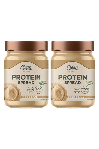 Clean Powders Proteinli Fındık Kreması (PROTEİN SPREAD) 350 gr - ( 2 Adet )