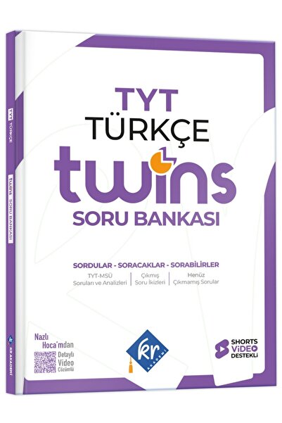 KR Akademi Yayınları 2027 TYT Twins Türkçe Soru Bankası