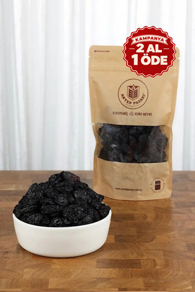 Antep Pazarı Kilis Karası Çekirdekli Siyah Üzüm - 200g