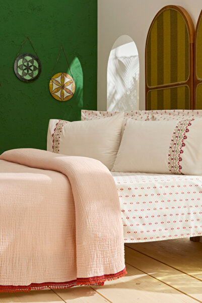 Karaca Home Vion %100 Pamuk Nish Set Çift Kişilik Pike Takımı Multicolour