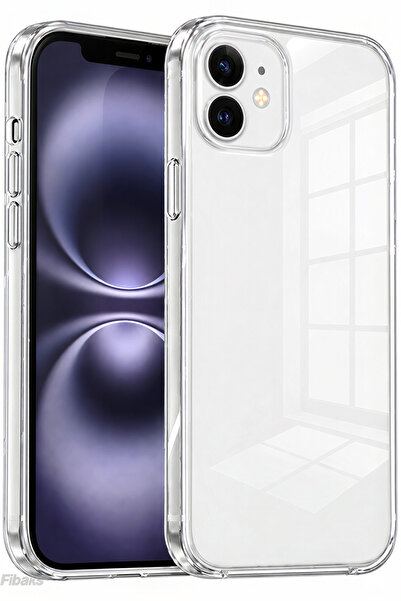 Fibaks iPhone 11 Kılıf Şeffaf Lüx Süper Yumuşak 0.3mm Ince Slim Silikon Kılıf