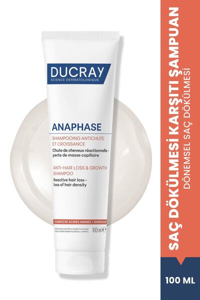 Ducray Anaphase Reactive Dönemsel Saç Dökülmesi ve Yoğunluk Kaybı Yaşayan Saç...