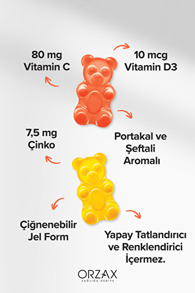 Ocean Gummies Defence Kids 60 Adet Çiğnenebilir Jel Form
