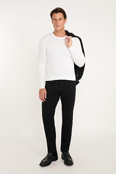ALTINYILDIZ CLASSICS Erkek Siyah Pamuklu Slim Fit Dar Kesim 5 Cepli Esnek Cas...