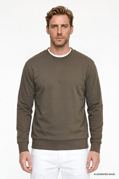 AC&Co / Altınyıldız Classics Men's Khaki Cotton Standard Fit Regular Cut 2 Th...