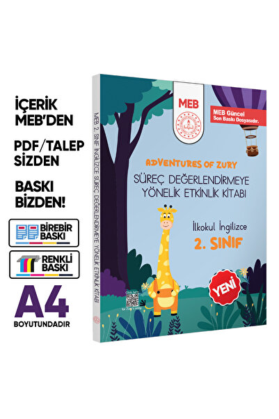 Karakutu Yayınları MEB İlkokul 2.Sınıf İNGİLİZCE Süreç Değerlendirmeye Yöneli...