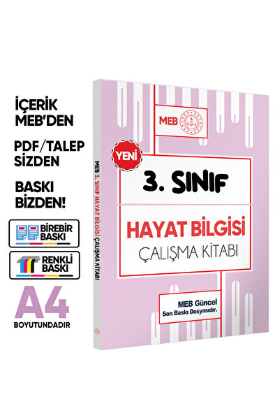 Karakutu Yayınları MEB ÖDM İlkokul 3.Sınıf HAYAT BİLGİSİ Çalışma Kitabı Alışt...