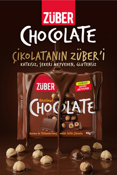 Züber Fındıklı Sütlü Çikolata 42g x 6 Adet