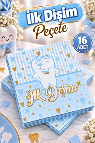 Huzur Party Store Ilk Dişim Yazılı Dişim Çıktı Konsepti Diş Buğdayı Partisi 1...
