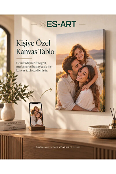 ES ENDÜSTRİYEL ÜRETİM Kanvas Tablo - Kişiye Özel Baskı | Modern Dekoratif San...