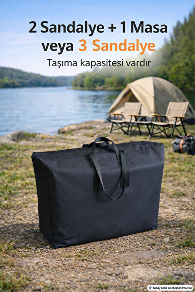moniev Kamp Sandalyesi Taşıma Çantası 600D Oxford PVC Kumaş