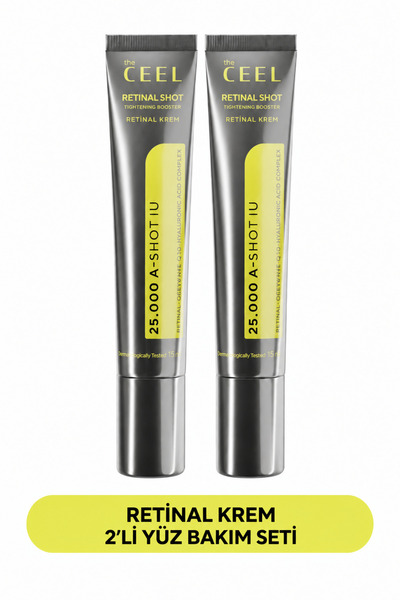 The Ceel 2'li Retinal Shot %0,1 Onarıcı&Aydınlatıcı Booster Krem Azelaic Acid...