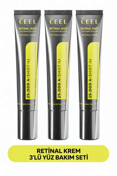 The Ceel 3'lü Retinal Shot %0,1 Onarıcı&Aydınlatıcı Booster Krem Azelaic Acid...