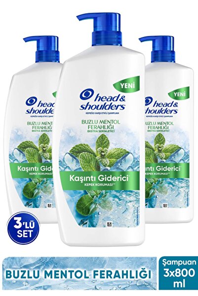 Head & Shoulders Buzlu Mentol Ferahlığı Kaşıntı Giderici ve Serinlik Hissi Şa...
