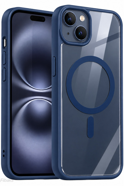 Fibaks iPhone 13/14/15 Kılıf (Çizik Değil İç ve Dış Jelatinleri Sökünüz) Mags...