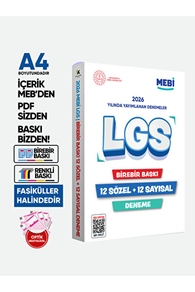 Karakutu Yayınları 2026 LGS 8.Sınıf MEBİ ONLİNE 1.2.3.4.5.6.7.8.9.10.11.12.De...