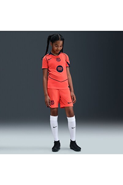 Nike قميص فريق برشلونة لكرة القدم للرجال، طقم رياضي كامل (قميص وشورت)