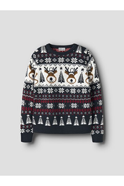 Name it NKNRISMAS LS KNIT COT