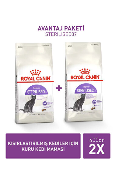 Royal Canin Sterilised Kısırlaştırılmış 37 Kısır Kedi Maması 400 Gr X 2 Adet