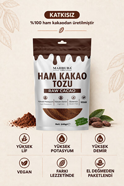 Mahbuba Ham Kakao Tozu 140gr - Katkısız
