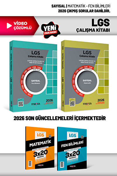 Marka Yayınları 2027 8. Sınıf LGS Çıkmış Sorular ve MEB Örnek Soruları Çalışm...