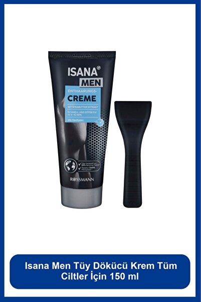 ISANA MEN Tüy Dökücü Krem Tüm Ciltler İçin 150 ml