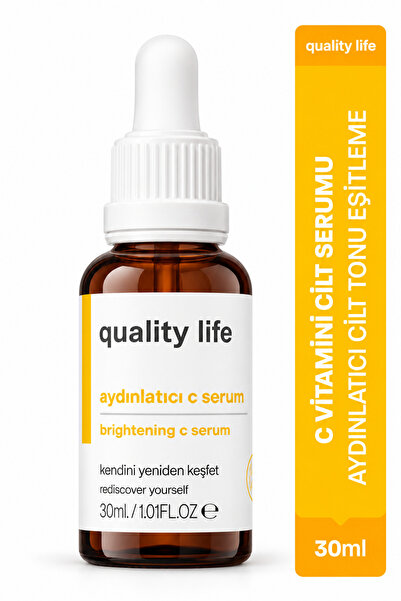 Quality Life C Vitamini Serum Leke Karşıtı Giderici Askorbik Asit C Vit Yüz v...