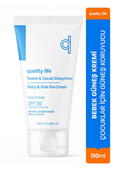 Quality Life Baby Sunscreen - Sun Protection Cream for Children - 50+ Spf 50 ...