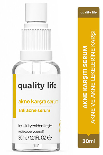 Quality Life Sivilce ve Akne Karşıtı Serumu 4 Aktifli - Kurutucu Giderici İzi...