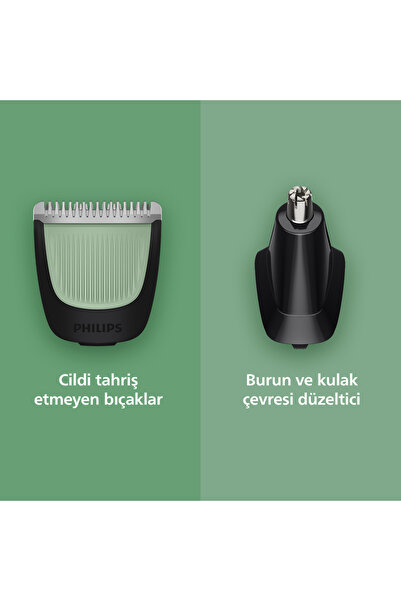 Philips 3000 Serisi 7 in 1, Erkek Bakım Seti, Yüz&Saç Tıraş Makinesi, Cilt Dostu Bıçaklar, MG3920/15