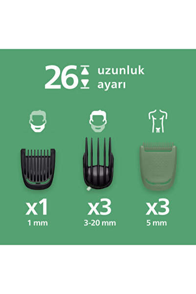 Philips 7000Serisi 15in1, Erkek Bakım Seti,Yüz/Saç/Vücut/Sakal Tıraş Makinesi, Islak&Kuru, MG7935/15