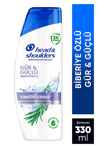 Head & Shoulders Biberiye Özlü Gür ve Güçlü Saçlar Kepeğe Karşı Etkili Şampua...