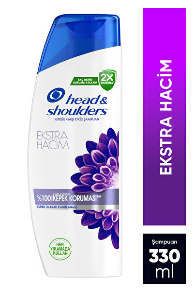 Head & Shoulders Ekstra Hacim Kepek Karşıtı Günlük Kullanım Şampuan 330 ml