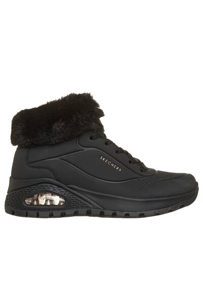 SKECHERS Skech-Air, Faux Fur Upper/Lining, Anti-Slip Under Wet and Dry Condit...