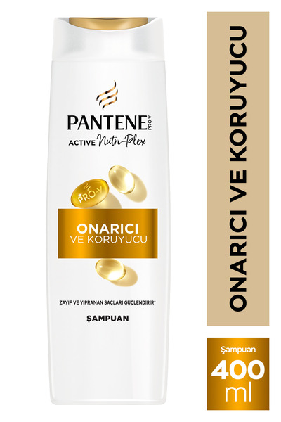 Pantene Pro-V Onarıcı & Koruyucu, Zayıf ve Yıpranmış Saçlar İçin Şampuan 400 ml