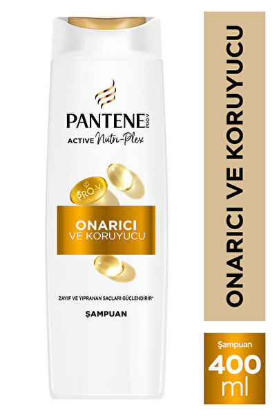 Pantene Pro-V Onarıcı & Koruyucu, Zayıf ve Yıpranmış Saçlar İçin Şampuan 400 ml