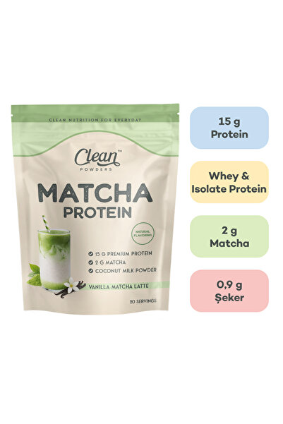 Clean Powders Protein Matcha 440 Gr - VANİLYA-MATCHA