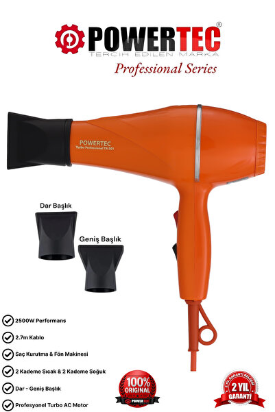 POWERTEC TR-501 Profesyonel Renkli Fön Makinesi