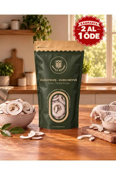 Antep Pazarı Hindistan Cevizi Meyve Kurusu -Şekersiz-(50 GR,)