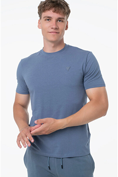 Guess Hedley Erkek Aktif Modal Karışımlı Regular Fit T-Shirt