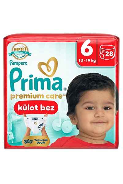 Prima Premium Care Külot Bez 6 Numara 28 Adet Bebek Bezi