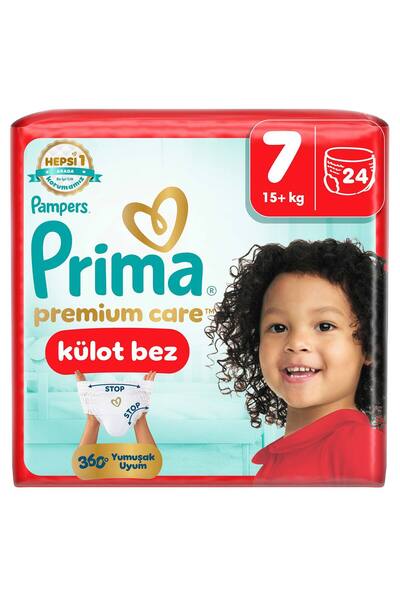 Prima Premium Care Külot Bez 7 Numara 24 Adet Bebek Bezi