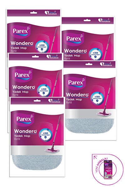 Parex Wondero Yedek Paspas Mop Refill (5 Lİ SET)