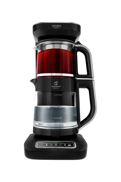 Karaca Robotea Pro Quartz 4 in 1 Konuşan Çay Makinesi Black Chrome