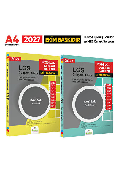 Karakutu Yayınları 2027 LGS 8.Sınıf Çıkmış ve MEB Örnek Sorular Matematik-FEN...