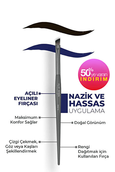 Alix Avien Açılı Eyeliner Fırçası - Small Angle Brush AA214