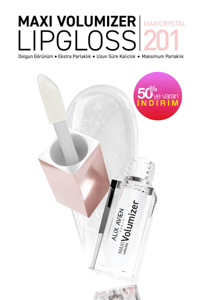Alix Avien Maxivolumizer Lipgloss 201 - Maxicrystal - Kalıcı ve Nemlendirici ...
