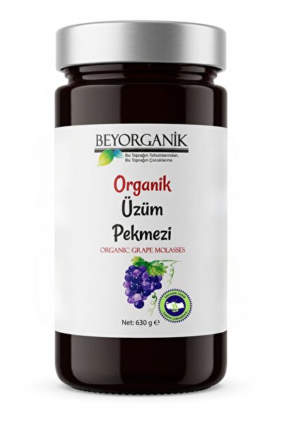 BEYORGANİK Organik Üzüm Pekmezi 630gr (PESTİSİT ANALİZLİ)