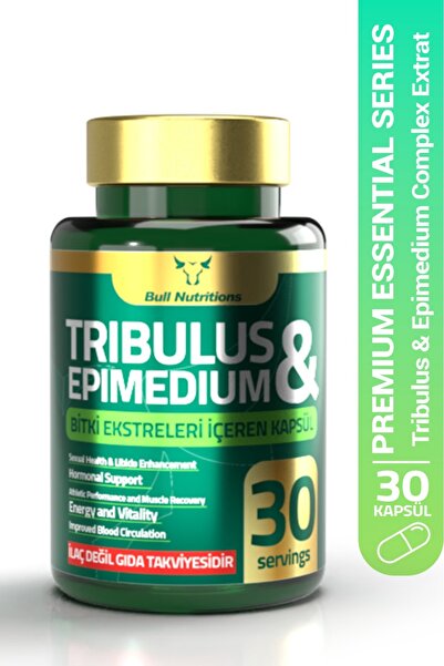 Bull Nutritions Tribulus & Epimedium Erkeklere Özel Bitki Ekstreleri İçeren 3...